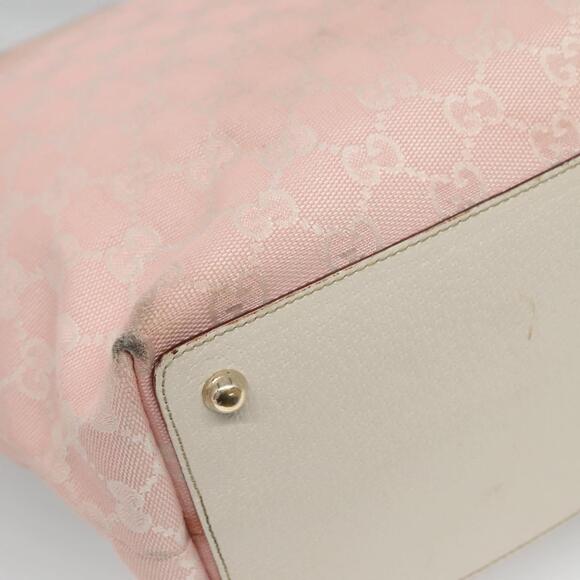 GUCCI GG Canvas Tote Bag Gold Pink - Picture 13 of 16
